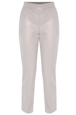 Discount Pantalone con Tasche Laterali / Beige Donna Pantaloni