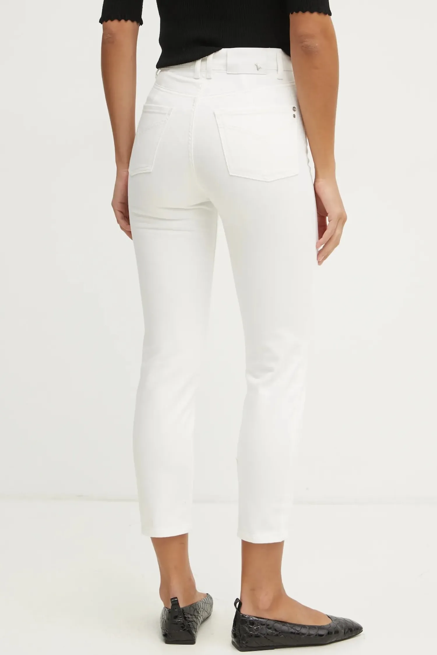 Sale Pantalone Denim Vita Alta / Donna Pantaloni