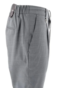 Hot Pantalone Effetto Lana con Coulisse / Uomo Pantaloni