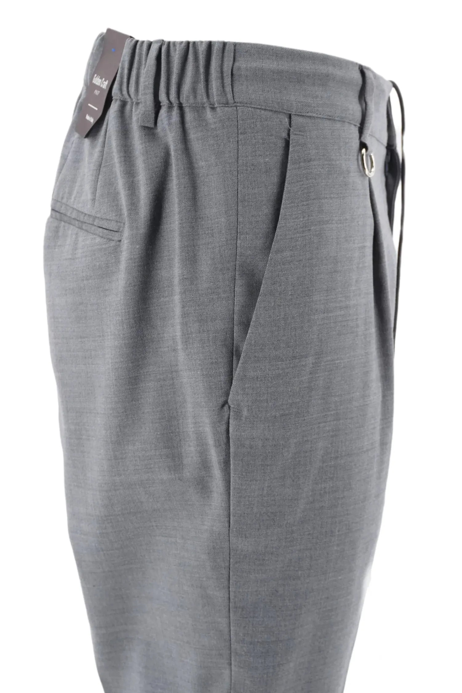 Hot Pantalone Effetto Lana con Coulisse / Uomo Pantaloni