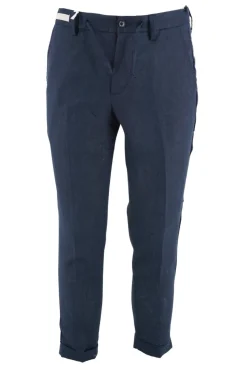 Online Pantalone Effetto Lino con Coulisse / Uomo Pantaloni
