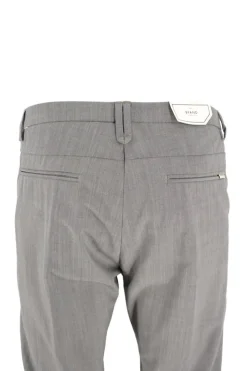Pantalone Elegante Modello Montecarlo / Grigio Uomo Pantaloni