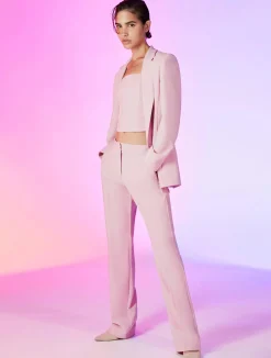 Outlet Pantalone Flare Fit in Cady / Donna Pantaloni