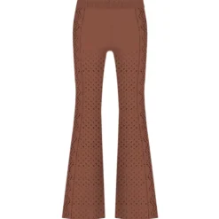 Pantalone Flare in Crochet / Donna Pantaloni