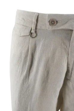 Hot Pantalone in Lino / Uomo Pantaloni