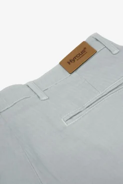 New Pantalone in Cotone Armaturato Regular Fit / Uomo Pantaloni