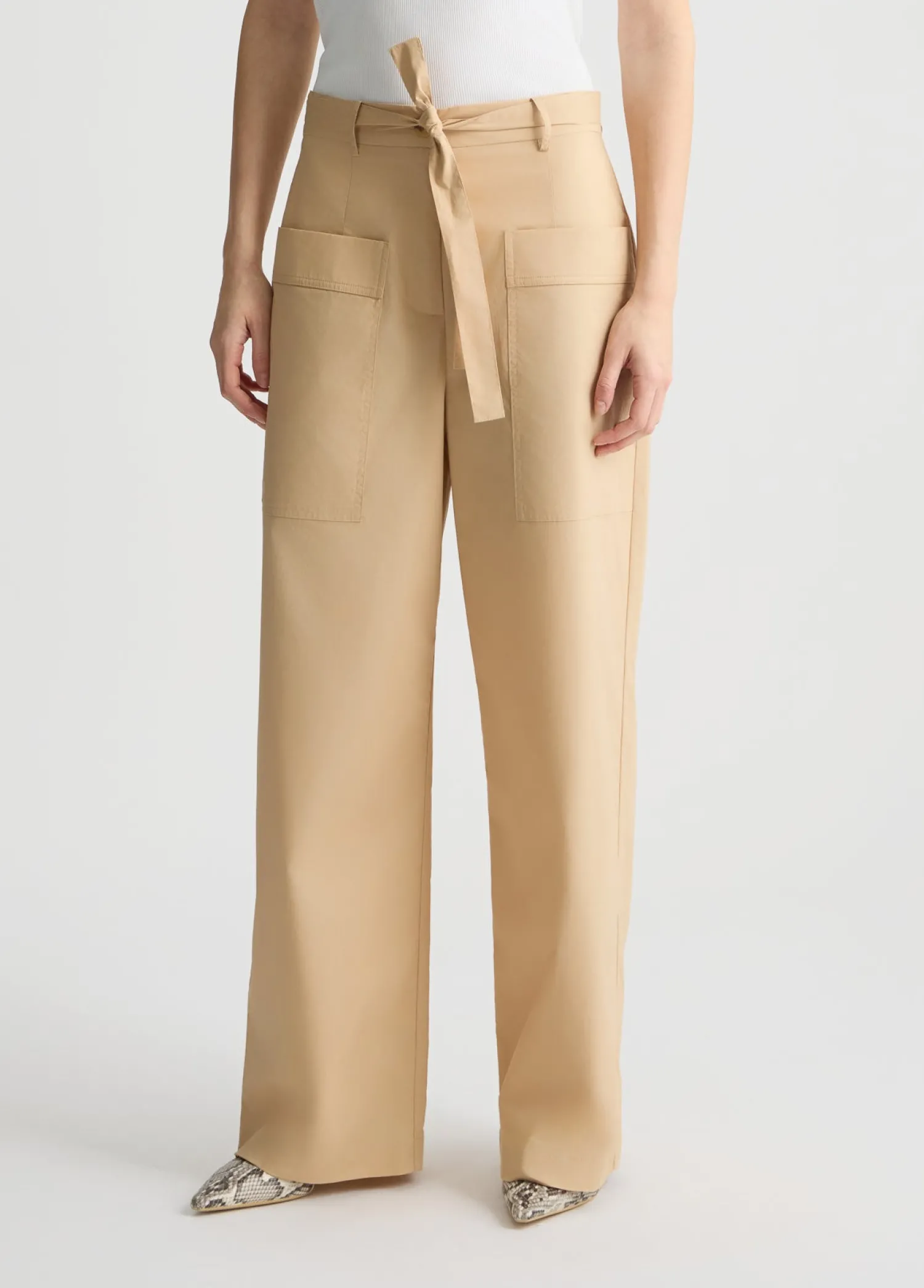 Online Pantalone in Cotone Popeline / Donna Pantaloni