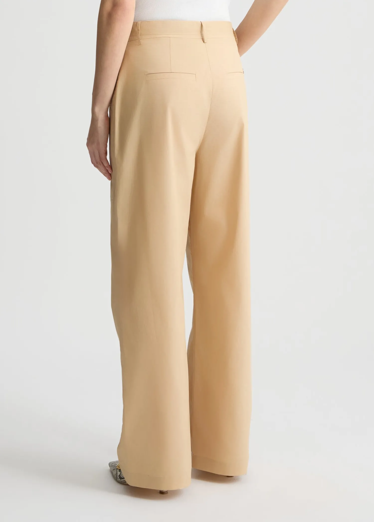Online Pantalone in Cotone Popeline / Donna Pantaloni