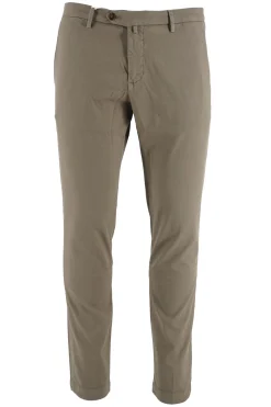 Clearance Pantalone in Cotone Slim Fit / Uomo Pantaloni