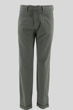 Online Pantalone in Cotone Tramato / Uomo Pantaloni
