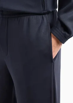 Pantalone in Double Jersey di Cotone / Uomo Pantaloni