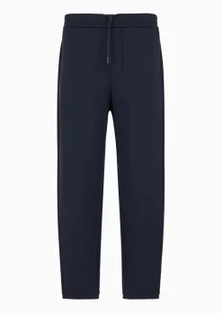 Pantalone in Double Jersey di Cotone / Uomo Pantaloni