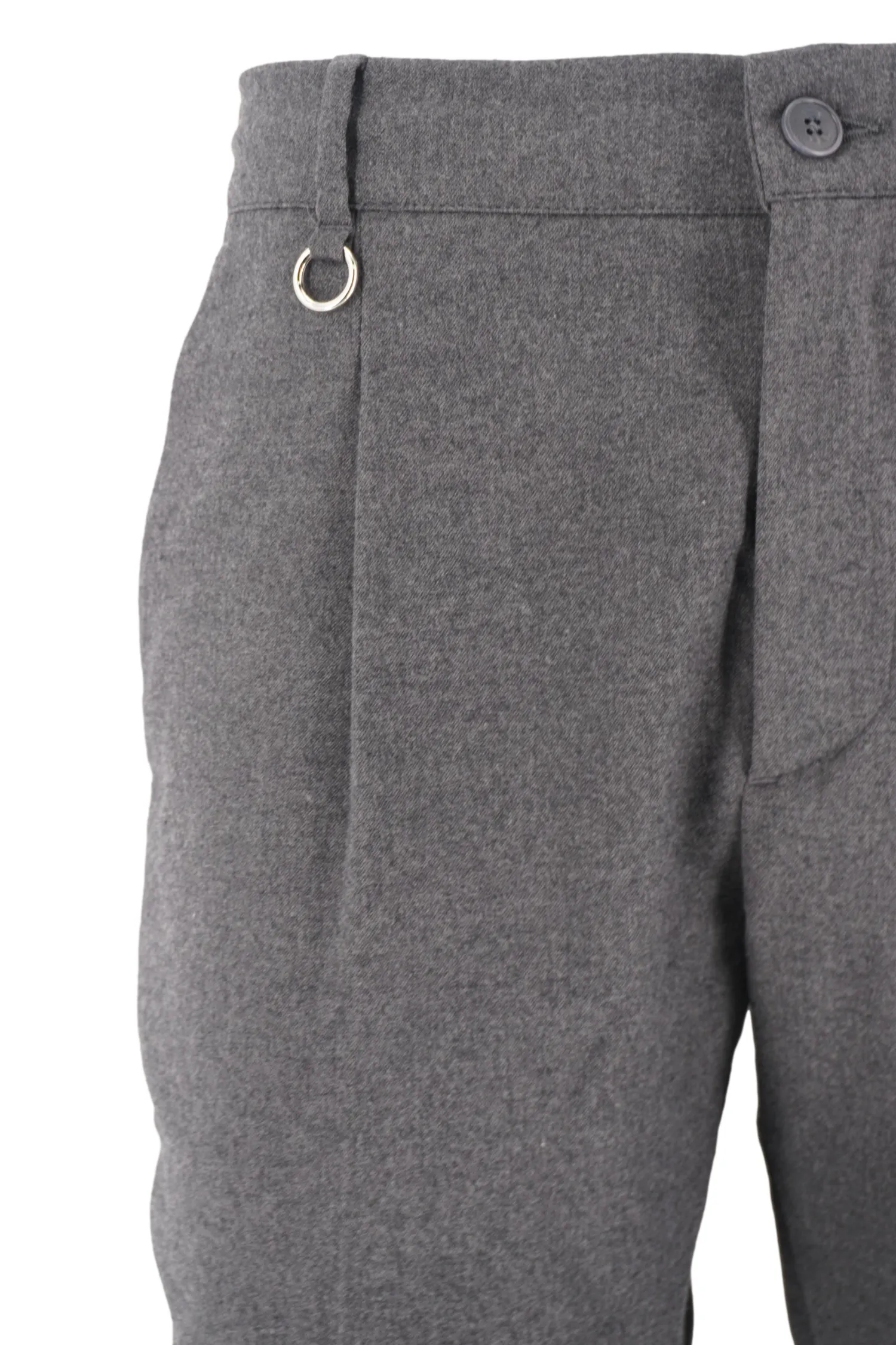 Clearance Pantalone in Flanella Modello Max / Uomo Pantaloni