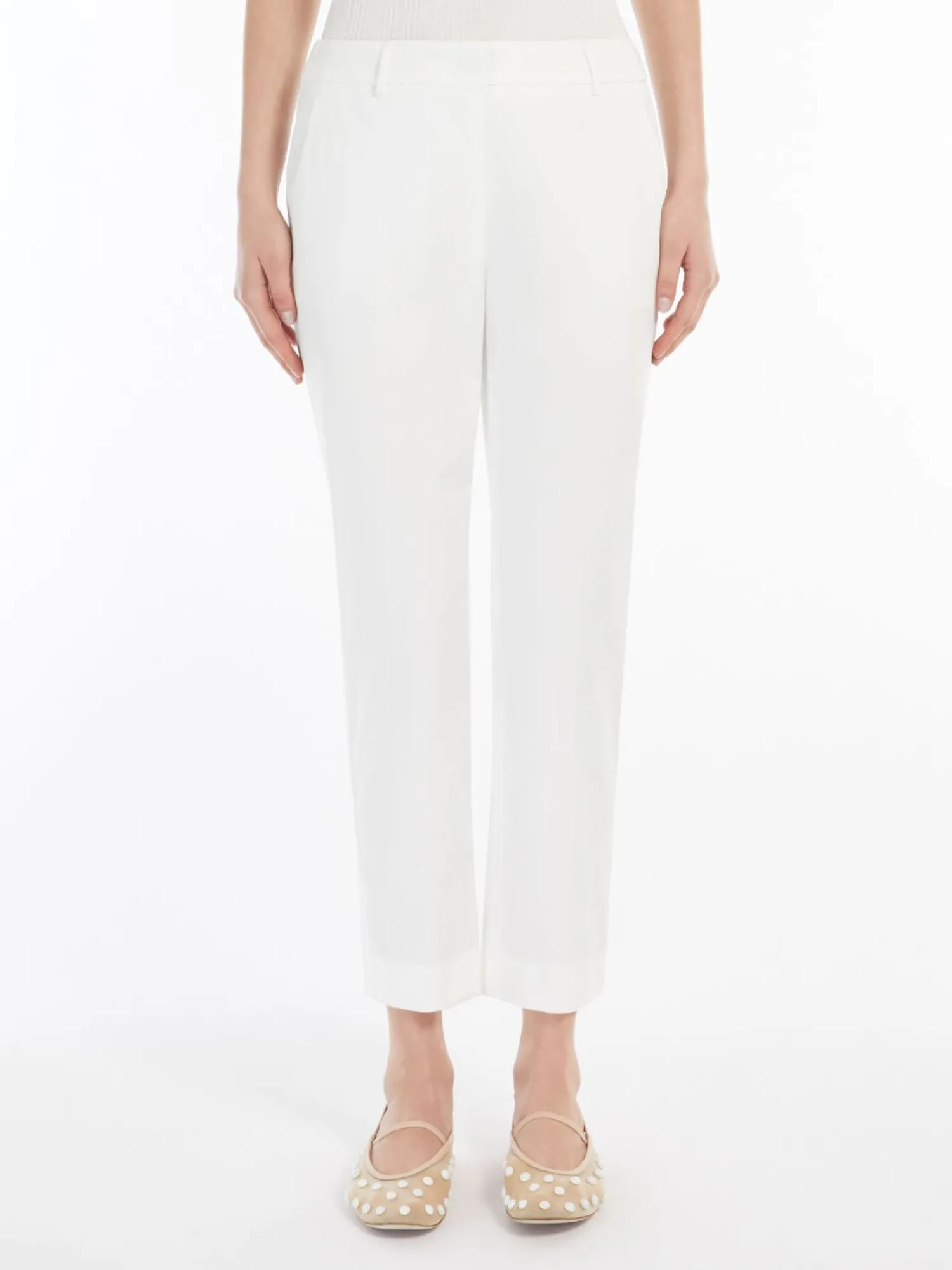 Pantalone in Gabardina Stretch / Donna Pantaloni