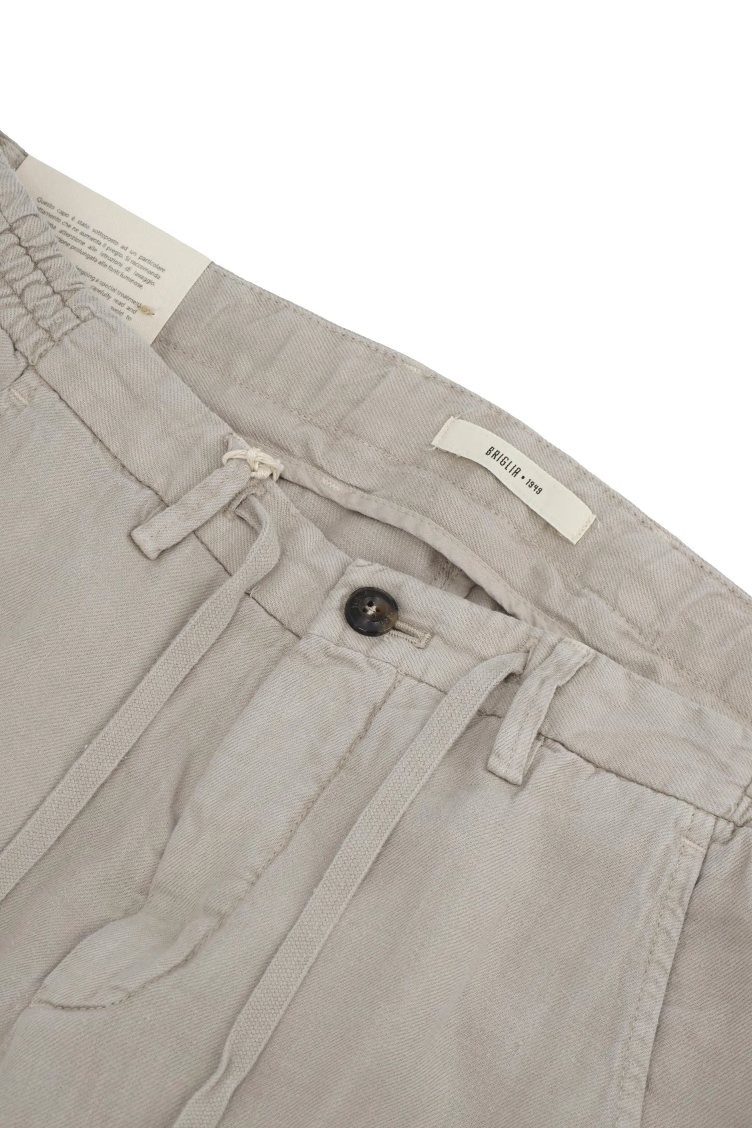 New Pantalone in Lino con Coulisse / Uomo Pantaloni