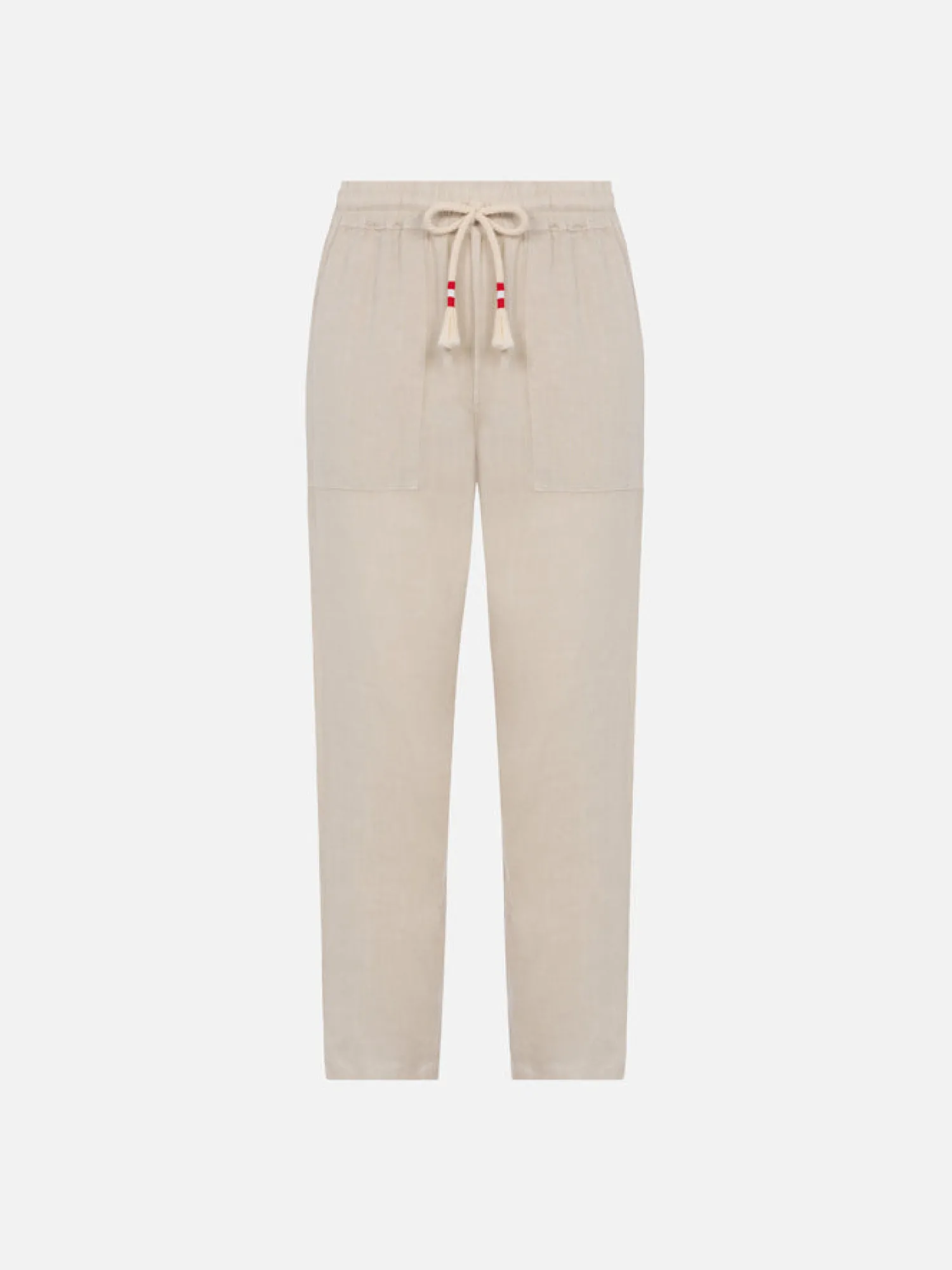 Discount Pantalone in Lino con Coulisse / Uomo Pantaloni