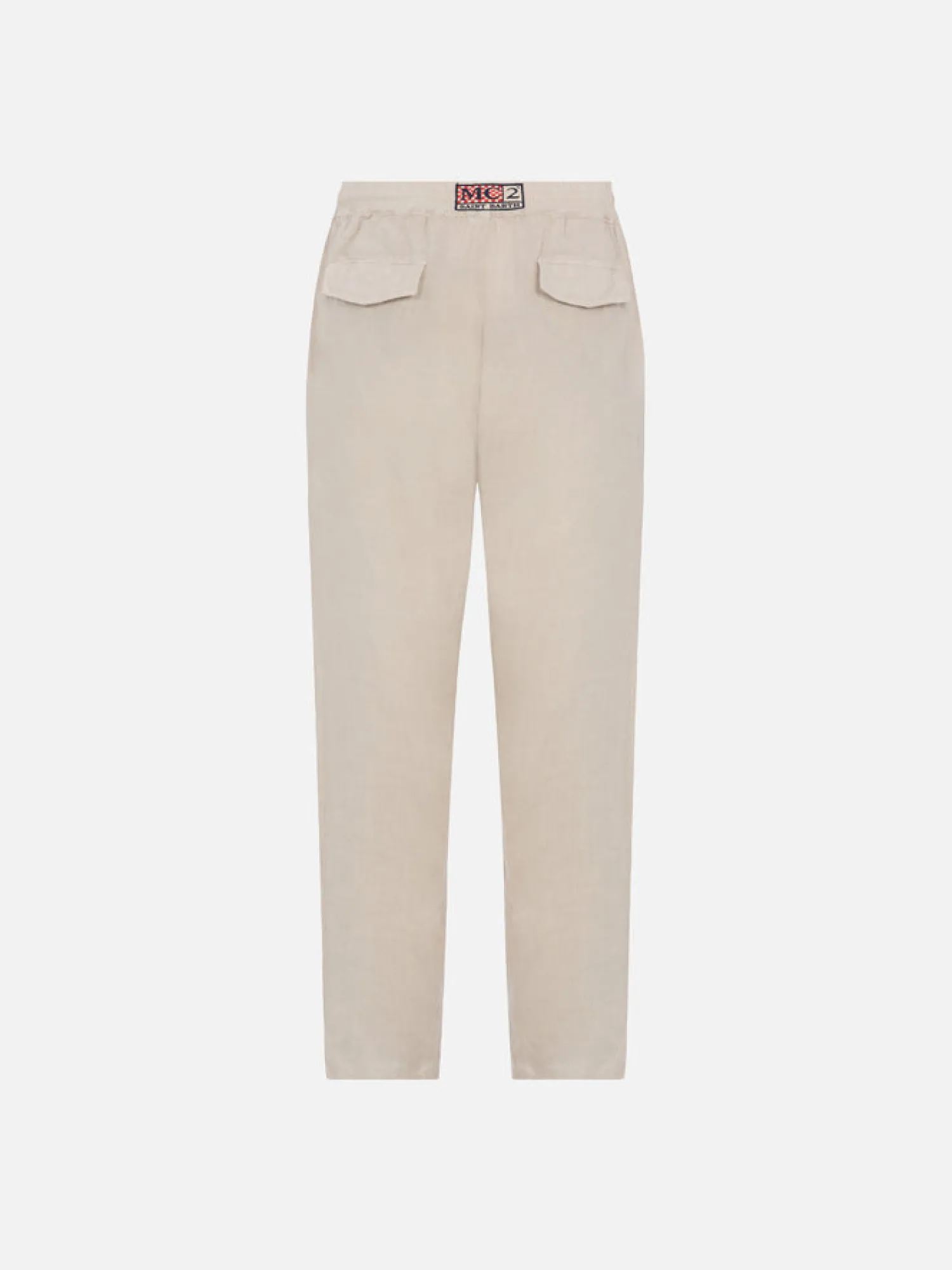 Discount Pantalone in Lino con Coulisse / Uomo Pantaloni