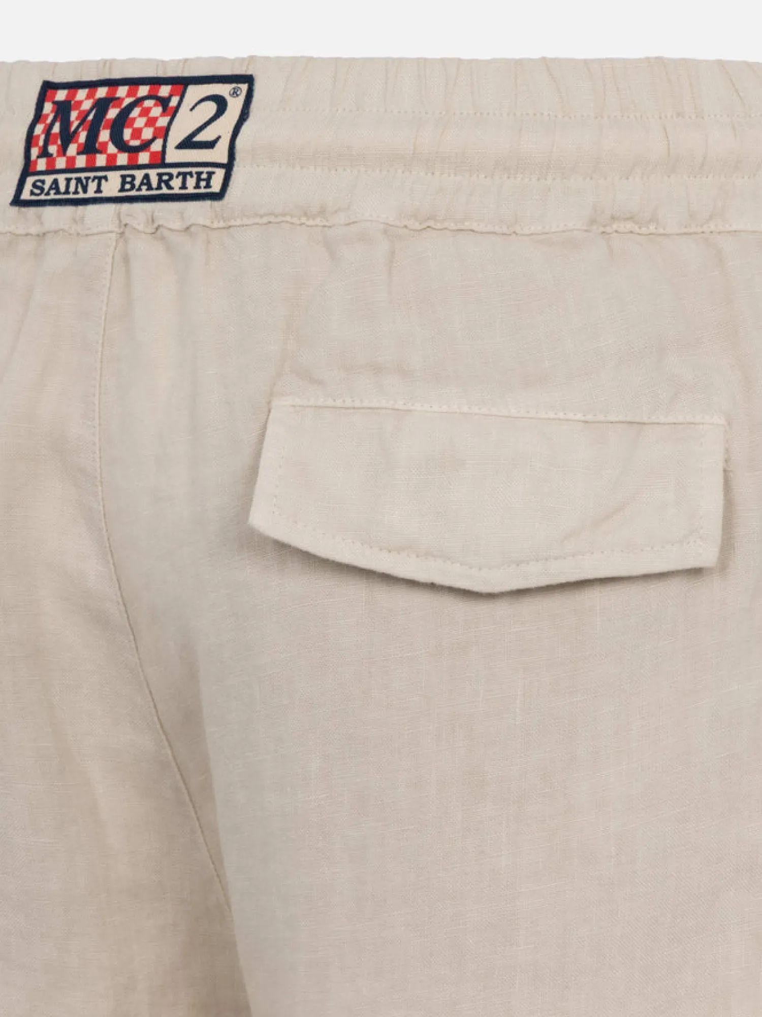 Discount Pantalone in Lino con Coulisse / Uomo Pantaloni