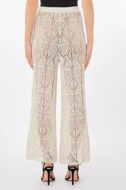 Clearance Pantalone in Maglia Crochet / Donna Pantaloni