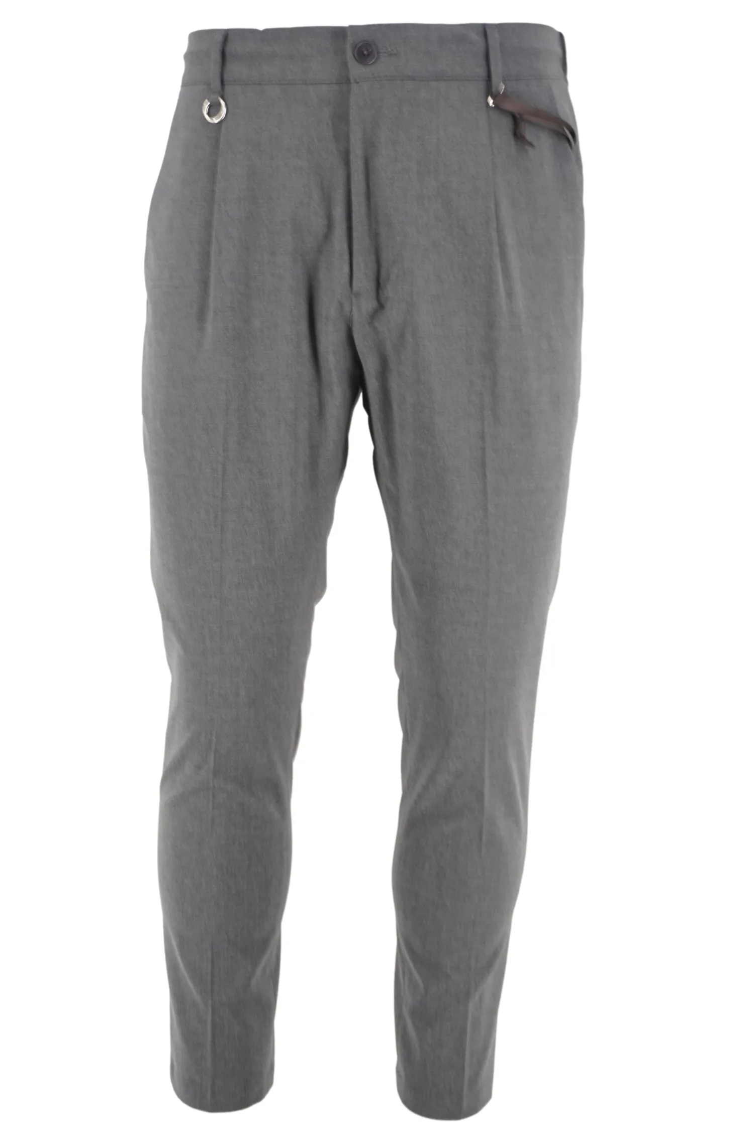 Hot Pantalone in Misto Lana con Pinces / Uomo Pantaloni