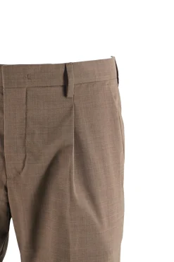 Outlet Pantalone in Misto Lana Stretch / Uomo Pantaloni