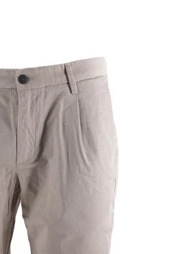 Pantalone in Misto Lino e Cotone Modello Tom / Uomo Pantaloni