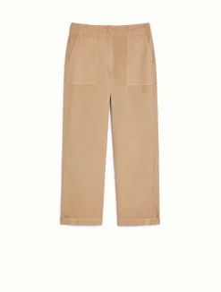 Outlet Pantalone in Piqué di Cotone / Donna Pantaloni