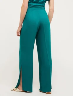 Discount Pantalone in Satin PennyBlack / Donna Pantaloni