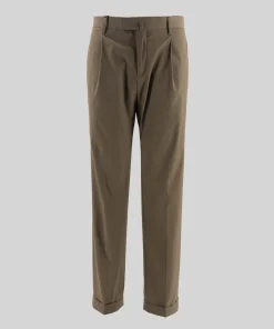 New Pantalone in Techno Wool / Uomo Pantaloni