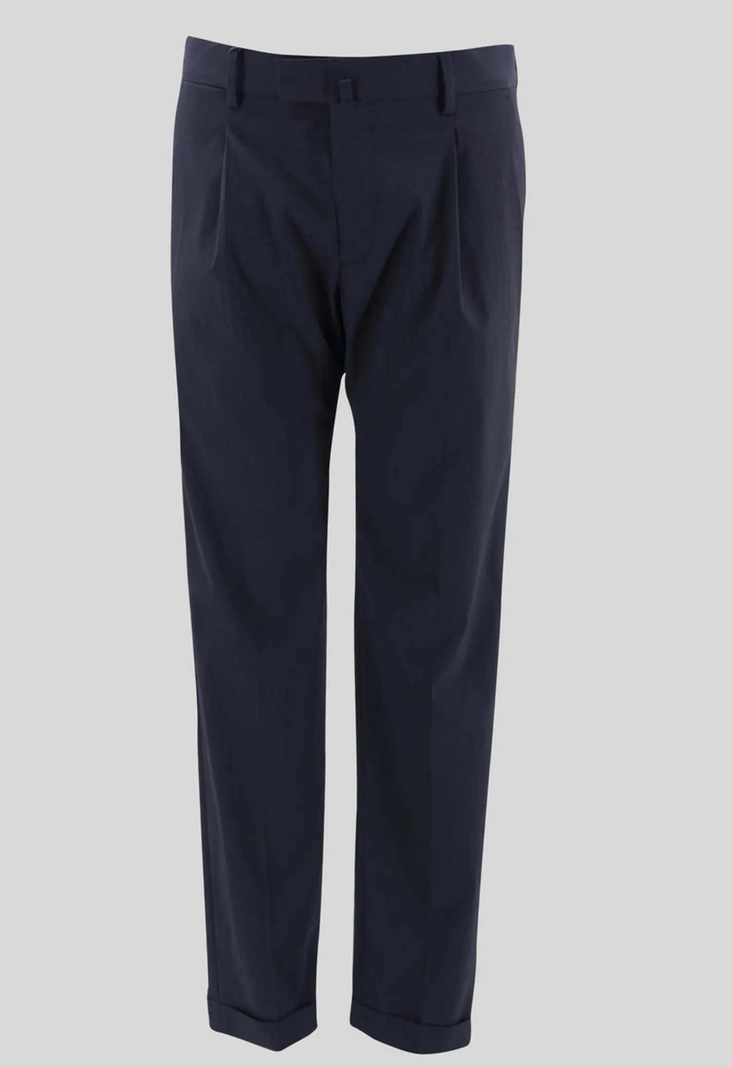 Pantalone in Techno Wool / Blu Uomo Pantaloni