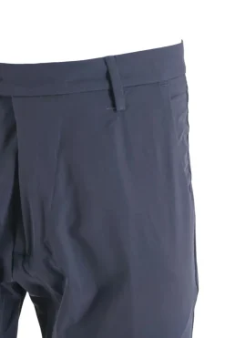 New Pantalone in Tessuto Tecnico Modello Montecarlo / Blu Uomo Pantaloni