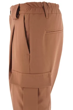 Hot Pantalone in Tessuto Tecnico con Tasconi Laterali / Uomo Pantaloni