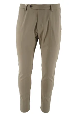 New Pantalone in Tessuto Tecnico Montecarlo / Tortora Uomo Pantaloni