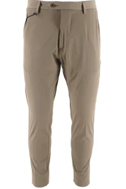 Online Pantalone in Tessuto Tecnico Modello Montecarlo / Beige Uomo Pantaloni
