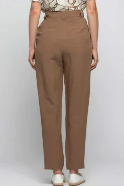 Sale Pantalone in Viscosa e Lino / Donna Pantaloni