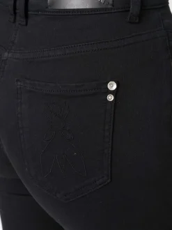 Best Pantalone Jeggings con Ricamo Fly / Donna Pantaloni