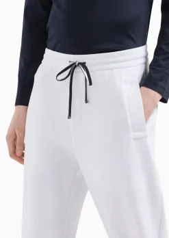 Clearance Pantalone Jogger in Double Jersey / Uomo Pantaloni