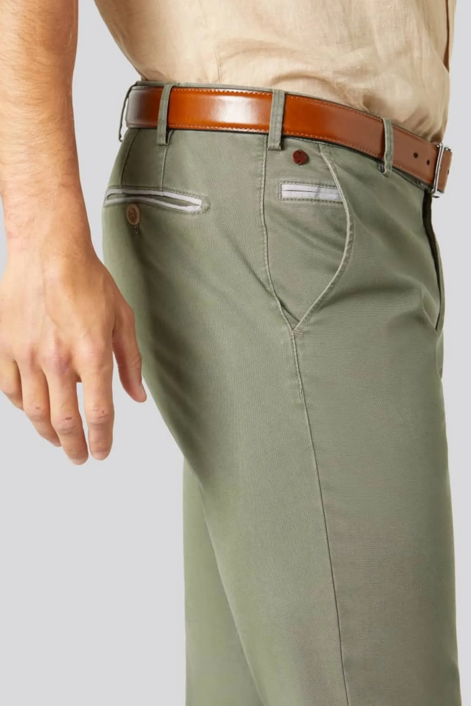 Outlet Pantalone Regular Fit / Verde Uomo Pantaloni