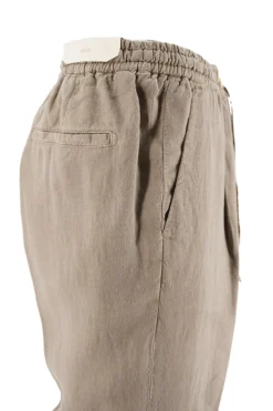 Outlet Pantalone Modello Wimbledon in Lino / Uomo Pantaloni