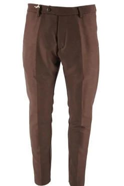 Hot Pantalone Montecarlo con Tessuto Diagonale / Uomo Pantaloni