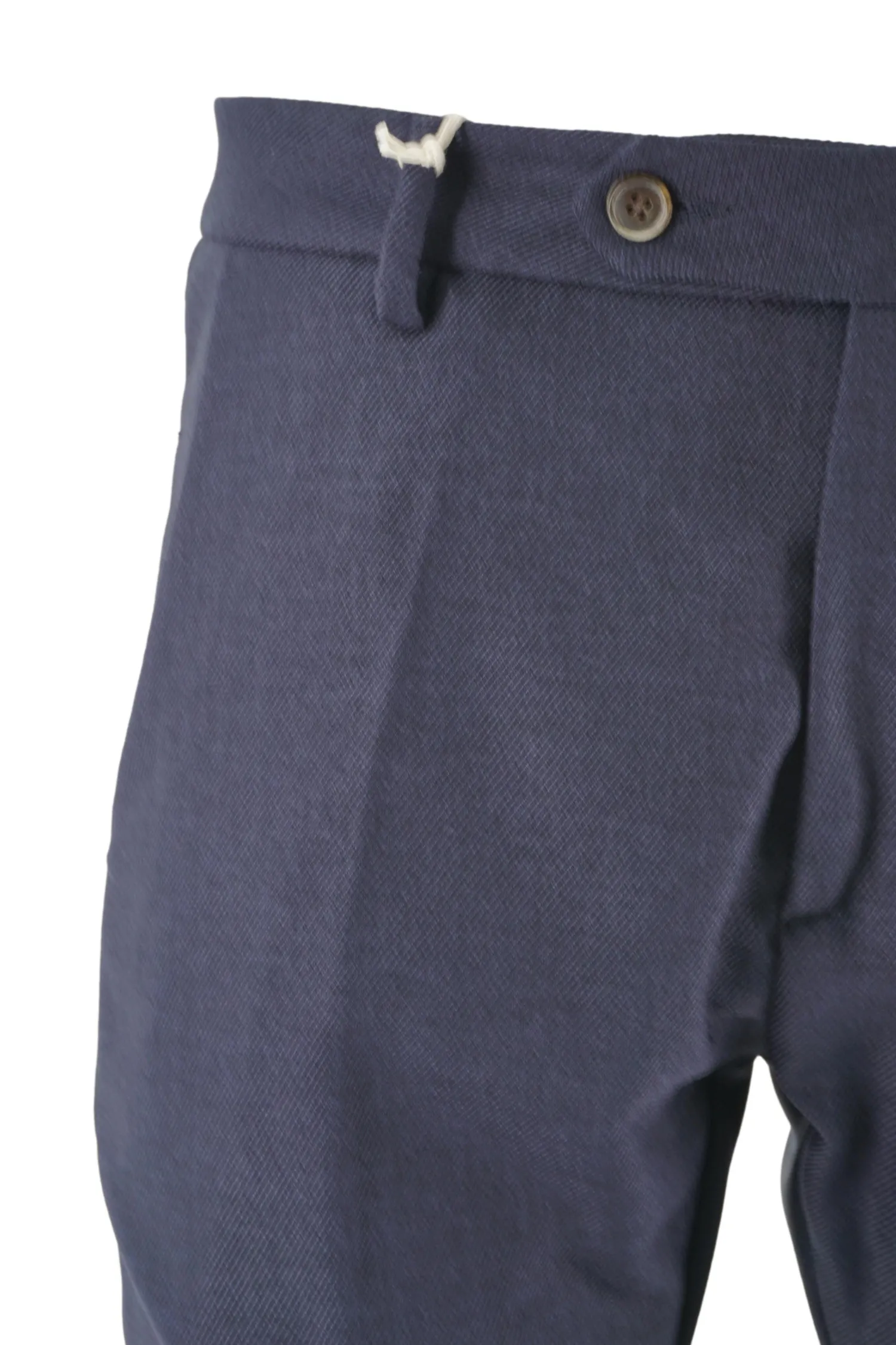 Outlet Pantalone Montecarlo con Tessuto Diagonale / Uomo Pantaloni