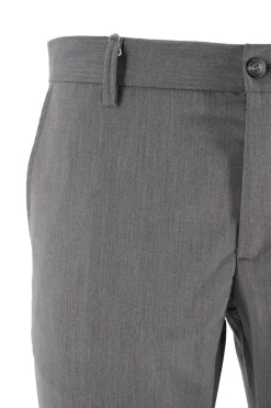 Pantalone New Sean in Misto Lana / Grigio Uomo Pantaloni