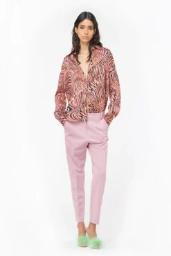 Outlet Pantalone Punto Stoffa Slim Fit / Donna Pantaloni