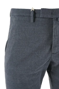 New Pantalone Regular Fit in Effetto Lana / Uomo Pantaloni