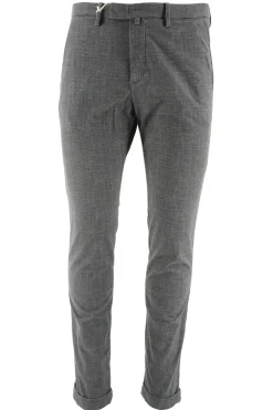Clearance Pantalone Regular Fit in Effetto Lana / Uomo Pantaloni