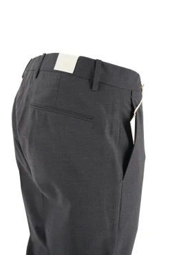 Outlet Pantalone Sartoriale in Lana Estiva / Uomo Pantaloni