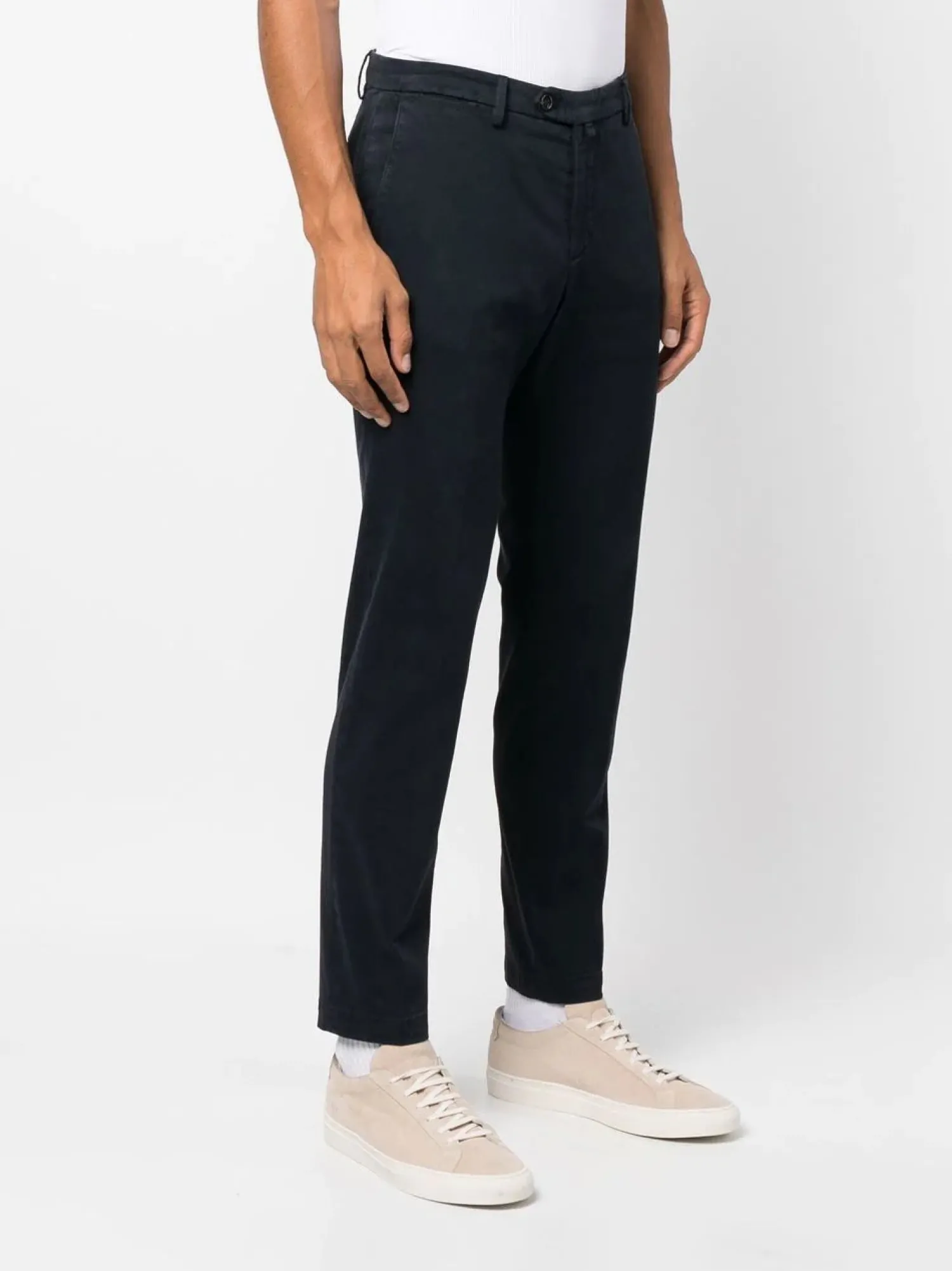 Best Pantalone Slim Fit / Nero Uomo Pantaloni