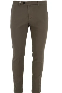 Pantalone Slim Fit con Microfantasia / Uomo Pantaloni