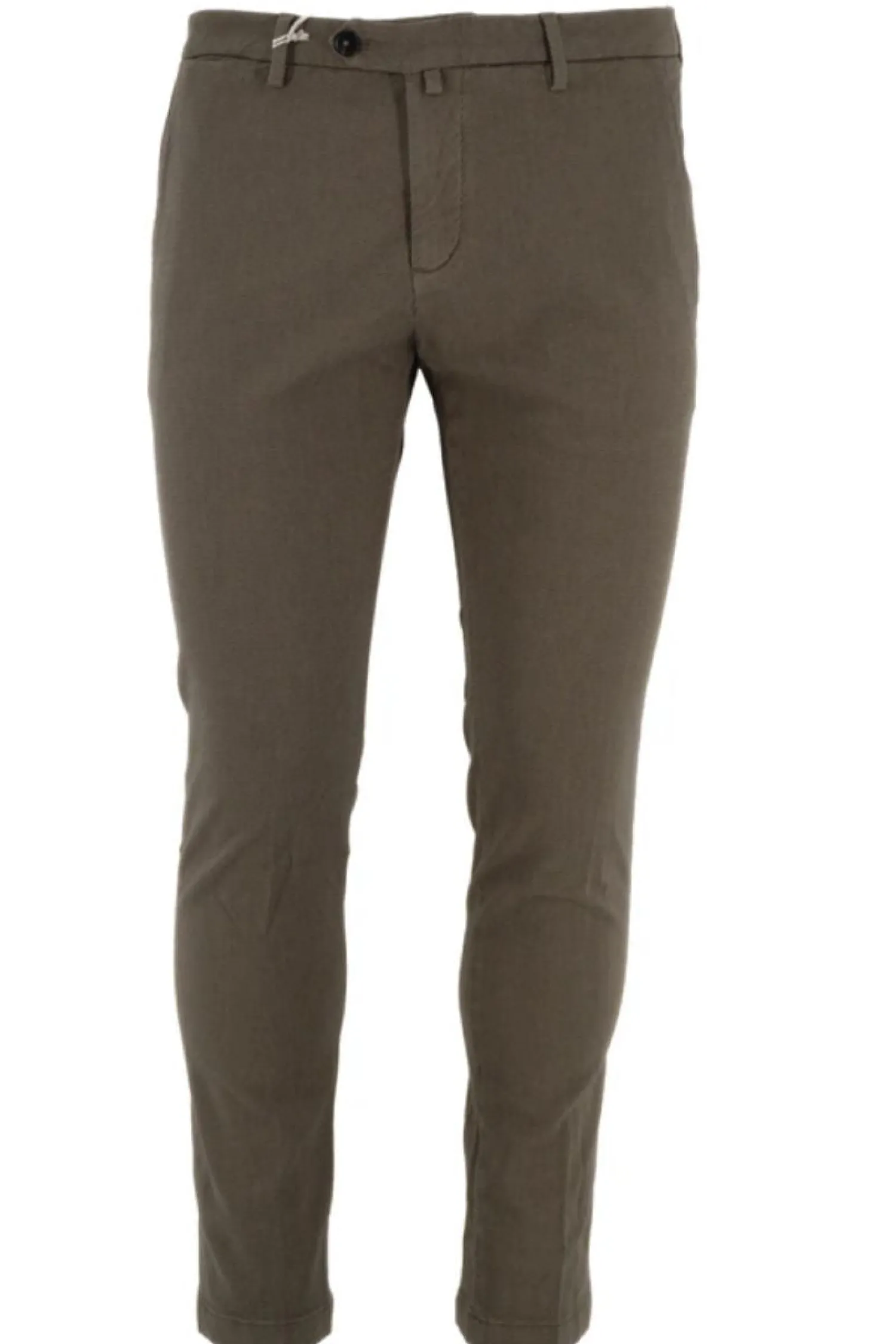 Pantalone Slim Fit con Microfantasia / Uomo Pantaloni