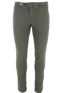 New Pantalone Slim Fit con Microfantasia / Uomo Pantaloni